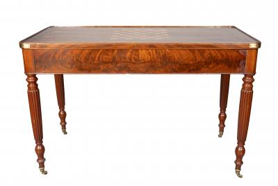 Charles X Mahogany And Rosewood Games Table