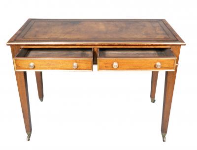 Charles X Mahogany Writing Table
