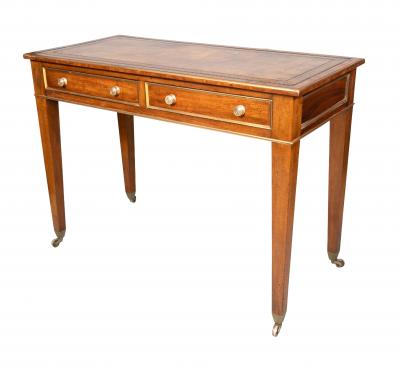 Charles X Mahogany Writing Table