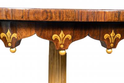 Charles X Rosewood and Giltwood Table