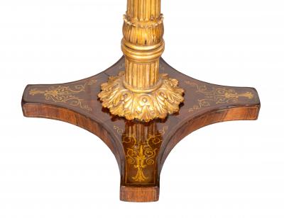 Charles X Rosewood and Giltwood Table