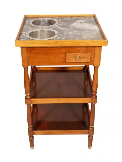 Charles X Walnut Drinks Table