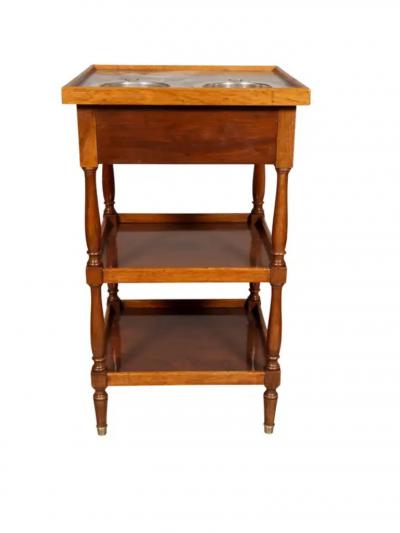 Charles X Walnut Drinks Table