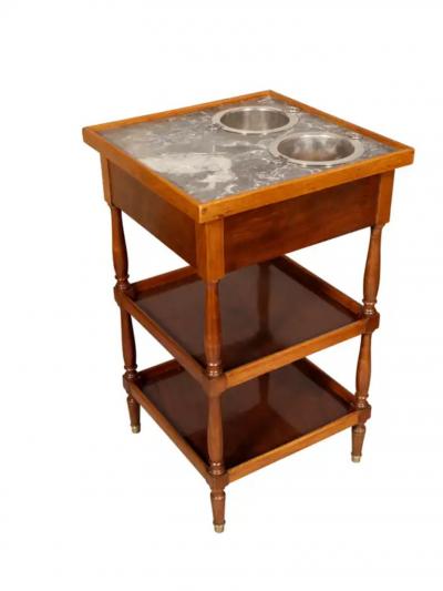 Charles X Walnut Drinks Table