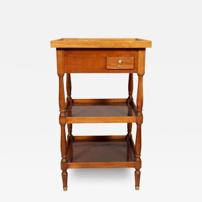 Charles X Walnut Drinks Table