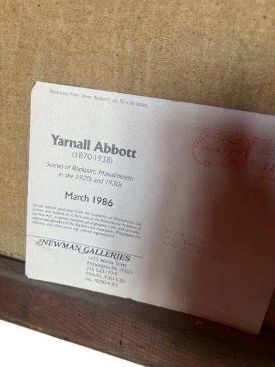 Charles Yarnall Abbott American Impressionist oil painting titled The Quarry by Yarnell Abbott