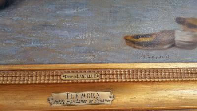 Charles Z Landelle Petite Marchande de Banane Orientalist