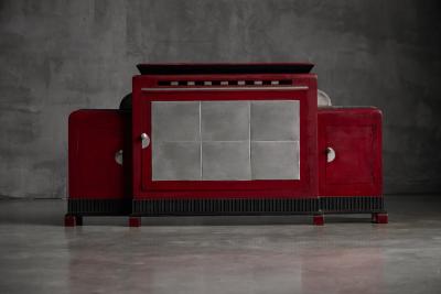 Charles van Beerleire Art Deco Sideboard by Charles Van Beerleire Belgium 1930s
