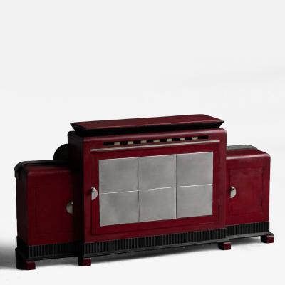 Charles van Beerleire Art Deco Sideboard by Charles Van Beerleire Belgium 1930s