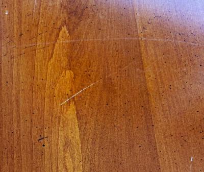 Charleston Forge Charleston Forge Wood Dining Center Table Wrought Iron Base