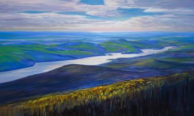 Charlie Easton La vue sur le lac Tremblant