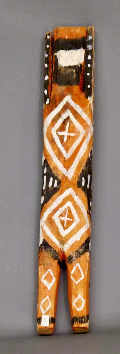 Charlie Willeto Folk Art Orange Figure with Reed in Mouth Charlie Willeto