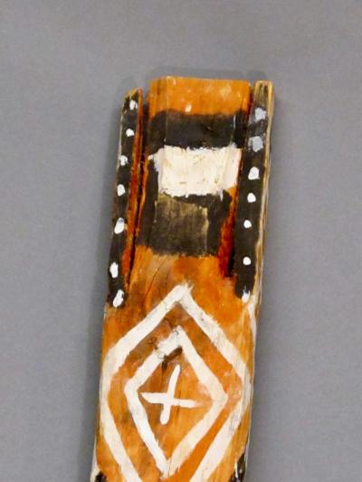 Charlie Willeto Folk Art Orange Figure with Reed in Mouth Charlie Willeto