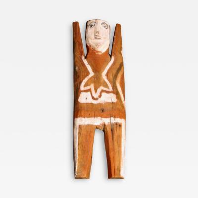 Charlie Willeto Navajo Folk Art Figure Man with Necklace Charlie Willeto