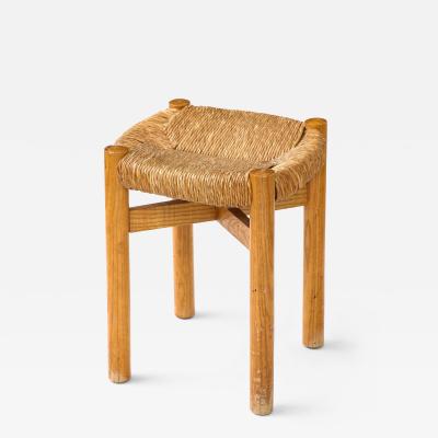 Charlotte Perriand Ash and Cord Stool by Charlotte Perriand France c 1960