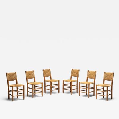 Charlotte Perriand Bauche Dining Chairs by Charlotte Perriand for Steph Simon France 1950s