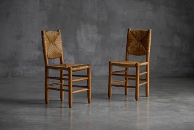 Charlotte Perriand Bauche Dining Chairs by Charlotte Perriand for Steph Simon France 1950s