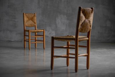 Charlotte Perriand Bauche Dining Chairs by Charlotte Perriand for Steph Simon France 1950s