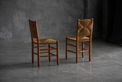 Charlotte Perriand Bauche Dining Chairs by Charlotte Perriand for Steph Simon France 1950s