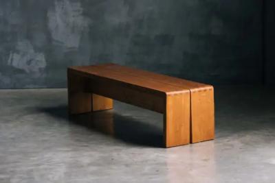 Charlotte Perriand Benches by Charlotte Perriand for Les Arcs France 1960s