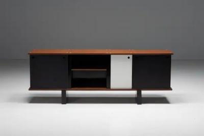 Charlotte Perriand Bloc Sideboard by Charlotte Perriand for Cit Cansado France 1950s