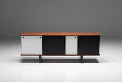 Charlotte Perriand Bloc Sideboard by Charlotte Perriand for Cit Cansado France 1950s