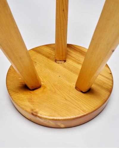Charlotte Perriand Blonde Pine Sandoz Stool by Charlotte Perriand France c 1963