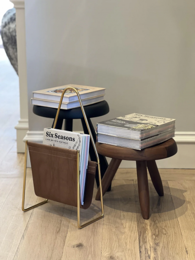 Charlotte Perriand CHARLOTTE PERRIAND TABOURET BERGER STOOL IN BLACK