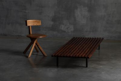 Charlotte Perriand Cansado Low Bench by Charlotte Perriand France 1958