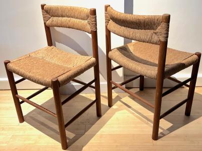 Charlotte Perriand Charlotte Perriand Ed Sentou set of 6 dinning chairs model Dordogne 
