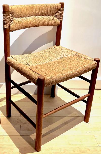 Charlotte Perriand Charlotte Perriand Ed Sentou set of 6 dinning chairs model Dordogne 