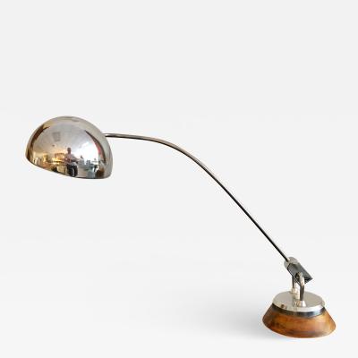 Charlotte Perriand Charlotte Perriand Leather and Chrome Desk Lamp