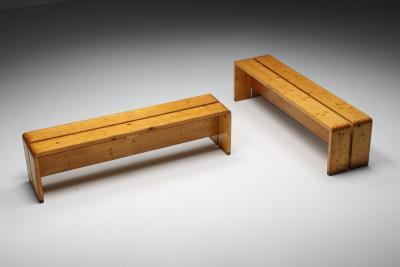 Charlotte Perriand Charlotte Perriand Les Arcs bench 1960s