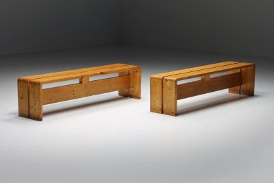 Charlotte Perriand Charlotte Perriand Les Arcs bench 1960s
