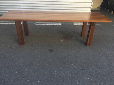 Charlotte Perriand Charlotte Perriand Mahogany Long Dining Table Model Brazil Stamped Ed Sentou