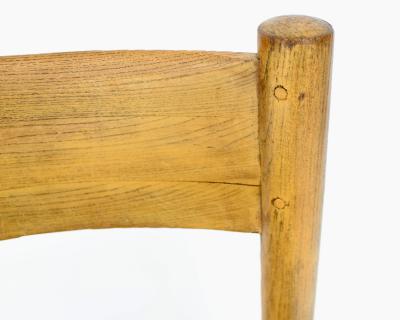 Charlotte Perriand Charlotte Perriand Meribel Oak and Rush Dining Chair Les Arcs