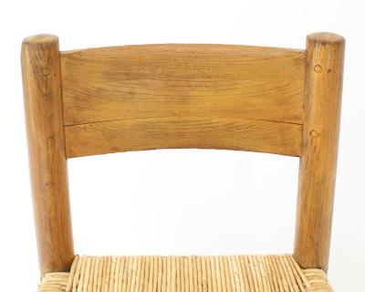 Charlotte Perriand Charlotte Perriand Meribel Oak and Rush Dining Chair Les Arcs