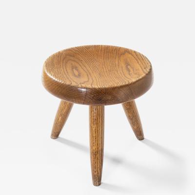 Charlotte Perriand Charlotte Perriand Stool mod Berger in wood for Simon Steph 50s