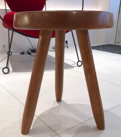 Charlotte Perriand Charlotte Perriand ash tree genuine tripod model berger stool high version