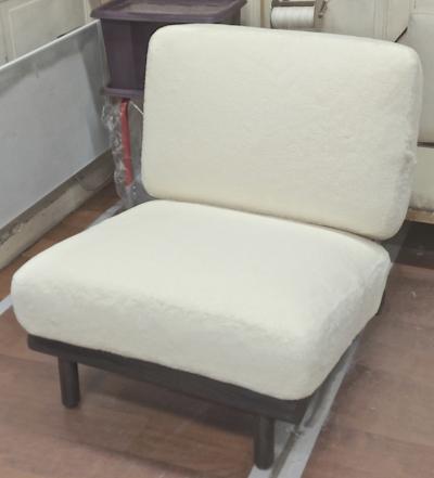 Charlotte Perriand Charlotte Perriand for Hotel La Cachette rare pair of brutalist slipper chairs