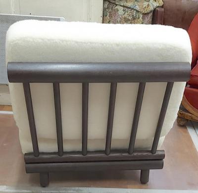 Charlotte Perriand Charlotte Perriand for Hotel La Cachette rare pair of brutalist slipper chairs