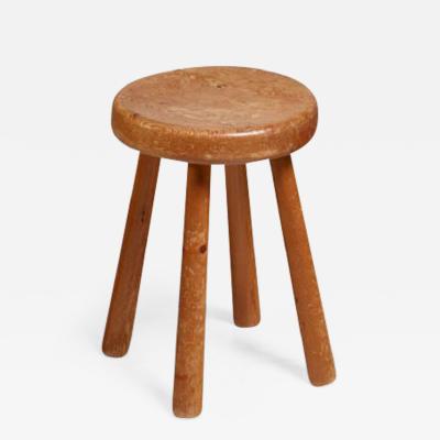 Charlotte Perriand Charlotte Perriand four legged stool from Les Arcs France