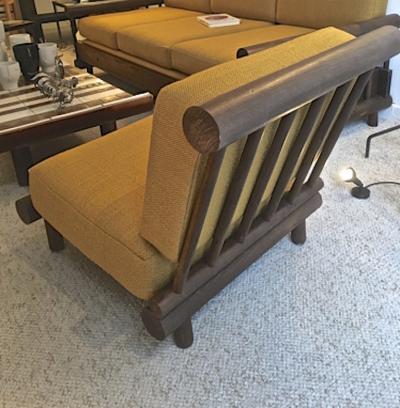 Charlotte Perriand Charlotte Perriand pair of chairs for hotel La Cachette Les Arcs