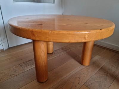 Charlotte Perriand Charlotte Perriand rare small solid pine les arcs coffee table