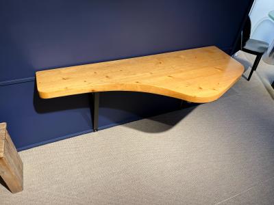 Charlotte Perriand Charlotte Perriand rare solid pine les arcs wall console