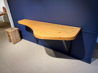 Charlotte Perriand Charlotte Perriand rare solid pine les arcs wall console