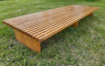 Charlotte Perriand Charlotte Perriand rarest ashtree genuine vintage long bench model Tokyo 