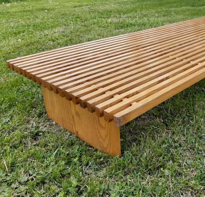 Charlotte Perriand Charlotte Perriand rarest ashtree genuine vintage long bench model Tokyo 
