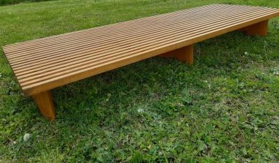 Charlotte Perriand Charlotte Perriand rarest ashtree genuine vintage long bench model Tokyo 
