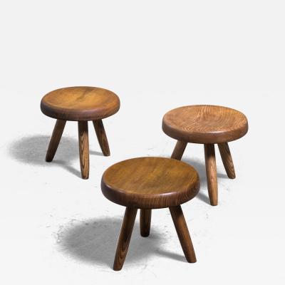 Charlotte Perriand Charlotte Perriand set of 3 low stools